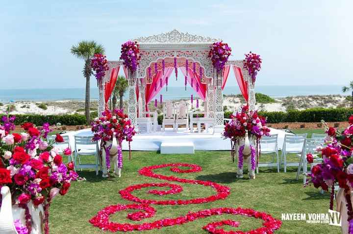 hindu wedding ritual outside idea 2