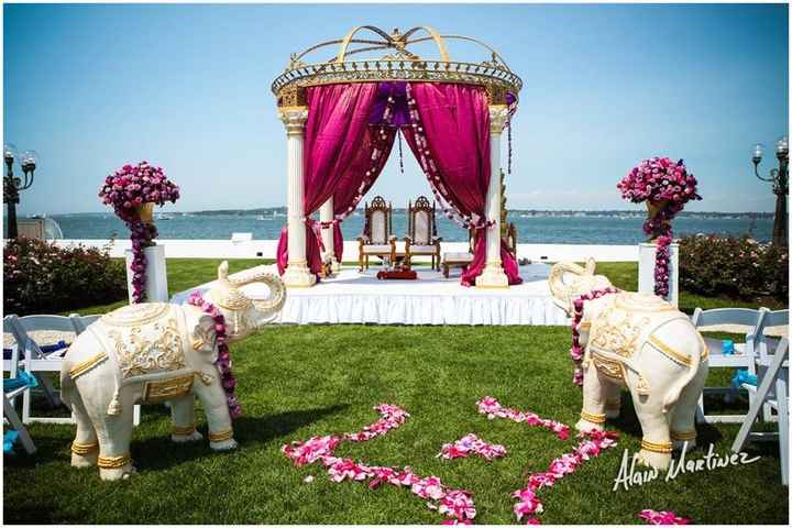 hindu wedding ritual outside idea 3