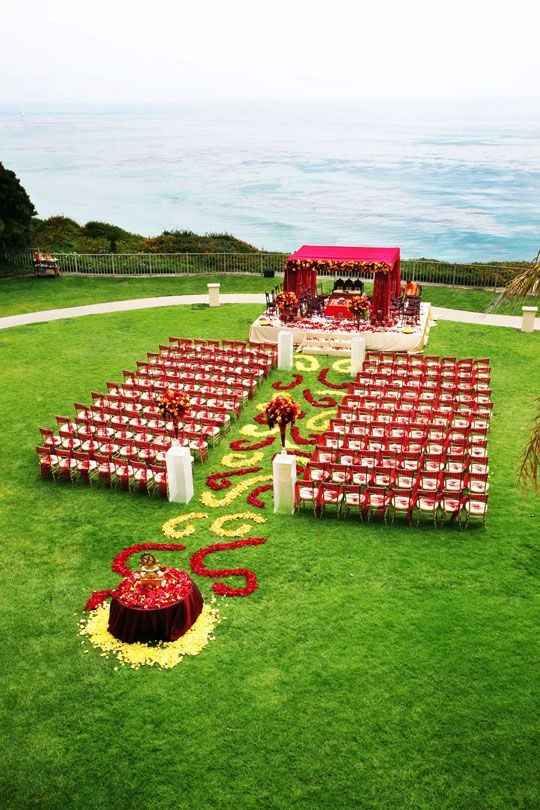 hindu ritual outside wedding idea 5