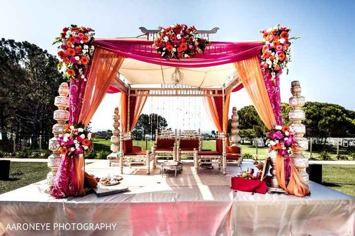 hindu ritual outside wedding idea 6 