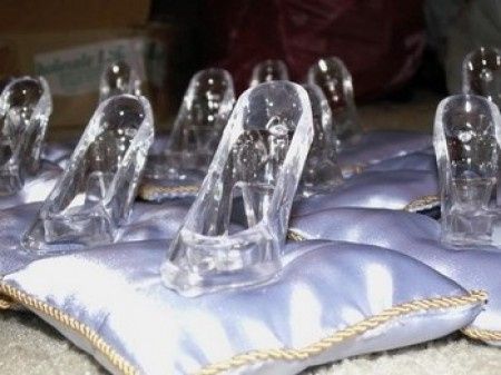 coussin d alliance avec la chaussure de cendrillon