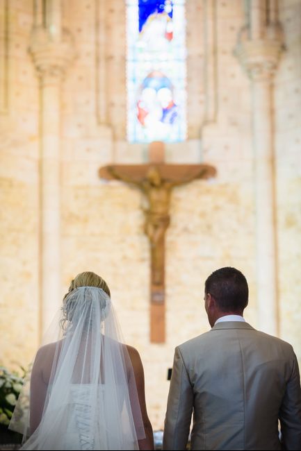 Nous deux à l'église