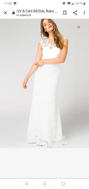 Une robe de cocktail en guise de robe de mariée - 1