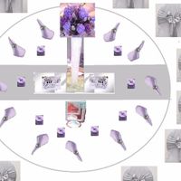 croquis deco de table