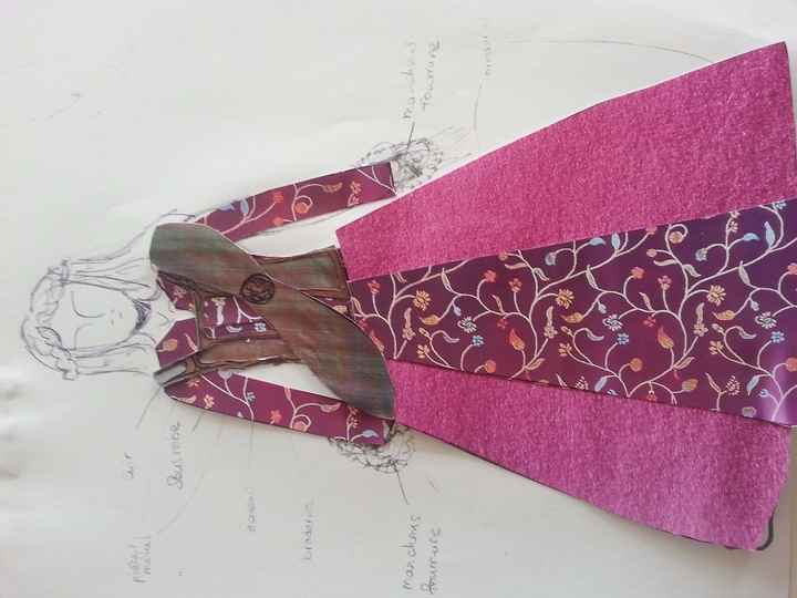 Robe Mina Jour J avant