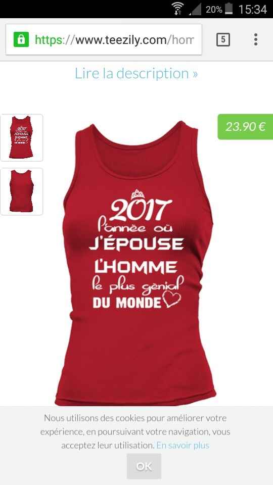 Pour les mariées / mariés de 2017 - 1