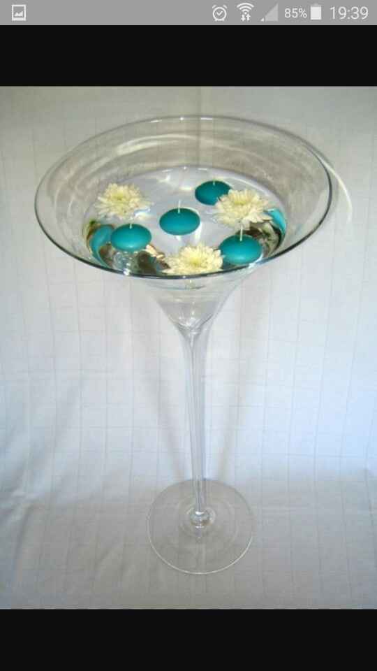 Inspiration.... centre de table, vase martini.. - 7
