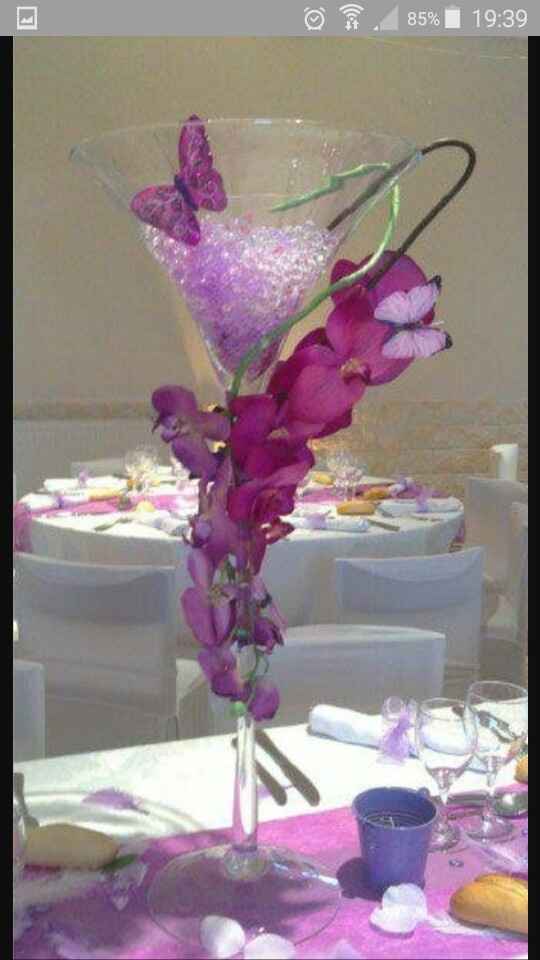 Inspiration.... centre de table, vase martini.. - 8