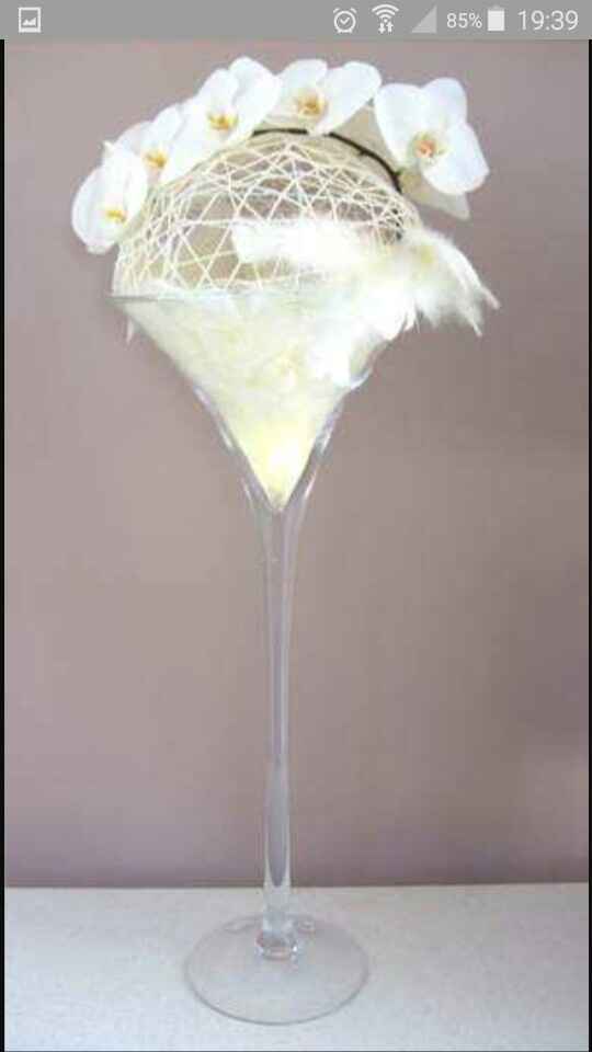 Inspiration.... centre de table, vase martini.. - 10