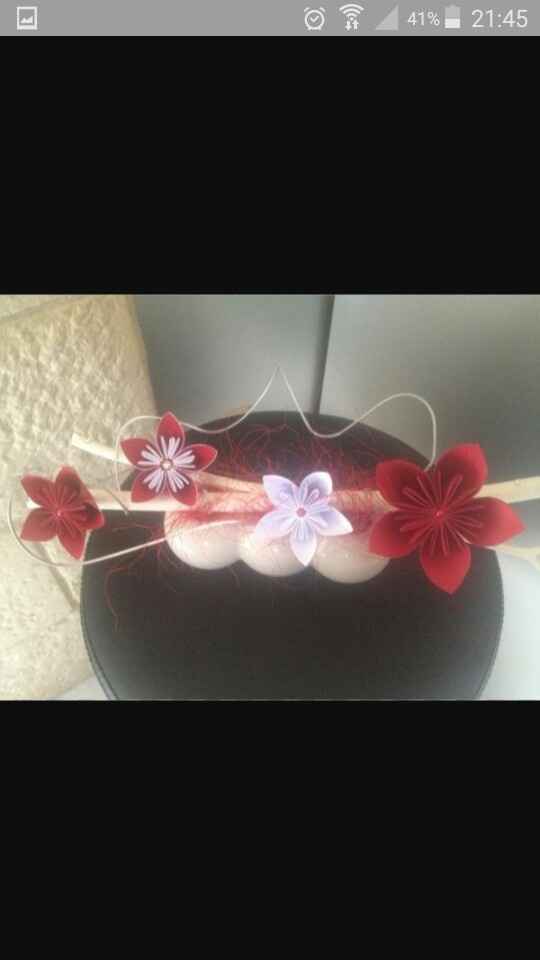 Inspiration... centre de table en origami ;-) - 2