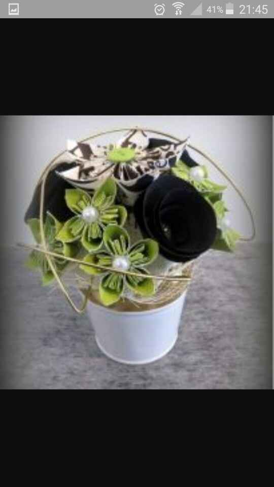 Inspiration... centre de table en origami ;-) - 4