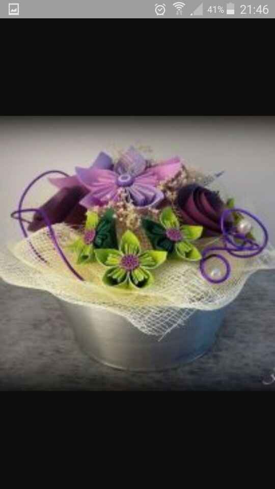 Inspiration... centre de table en origami ;-) - 8