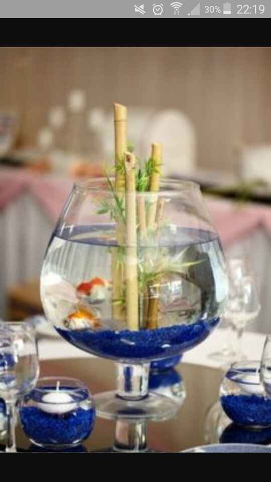 Inspiration... centre de table sans fleurs.. - 1