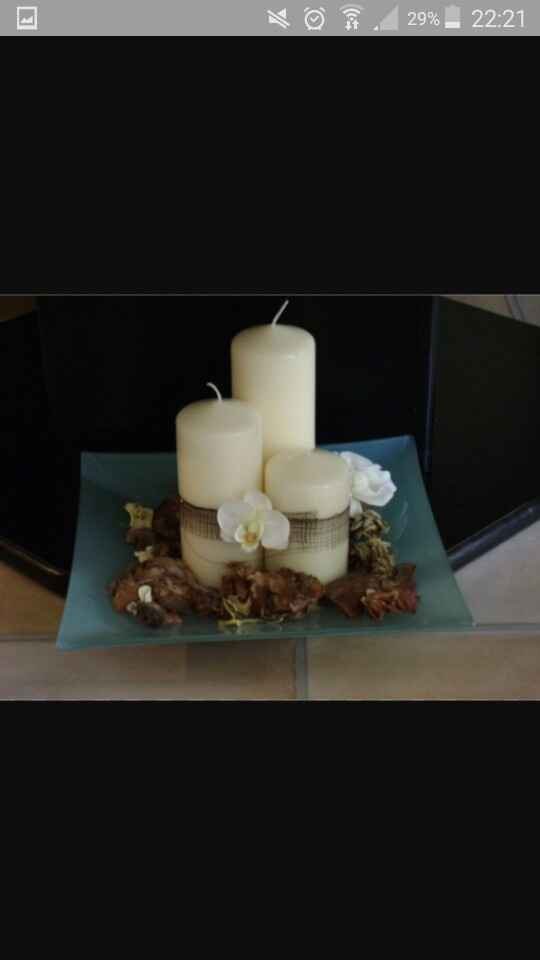 Inspiration... centre de table sans fleurs.. - 7