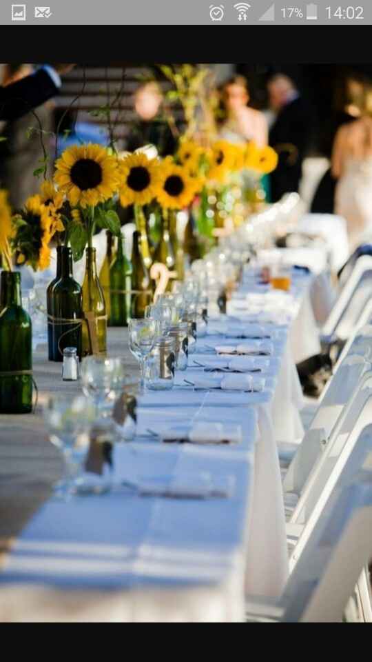 Inspiration... déco de table autour du tournesol... - 6