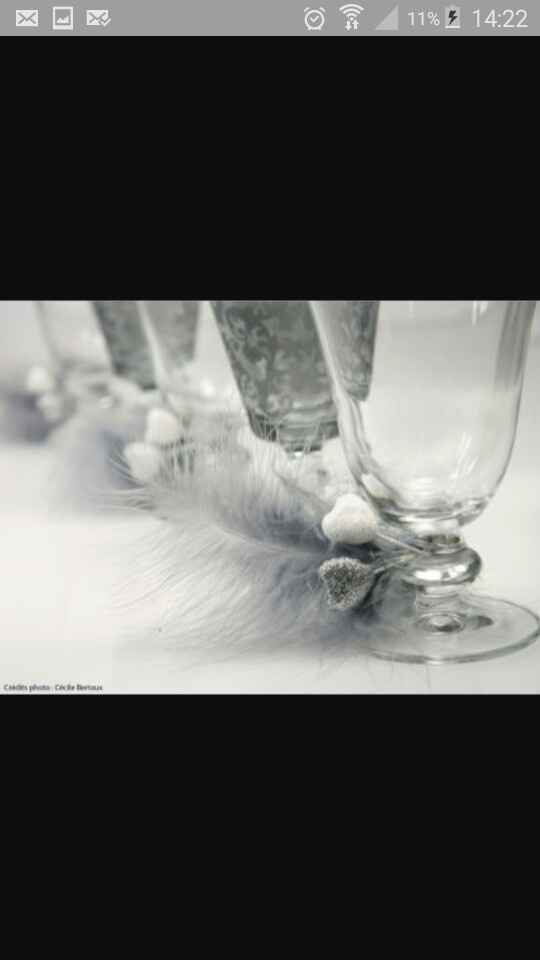 Inspiration... déco de table autour de la plume - 8