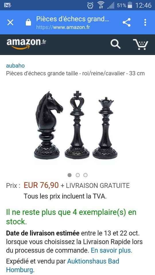 Pièce échec déco xxl - 1