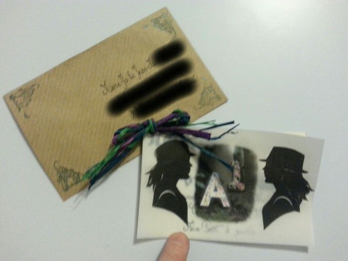 Diy save the date + initiales carton (mariage lesbiennes) - 1