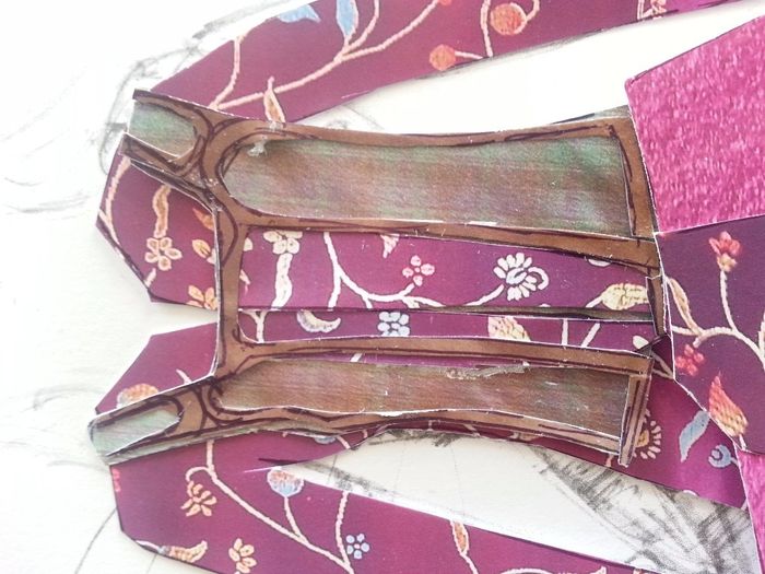 Corset avant