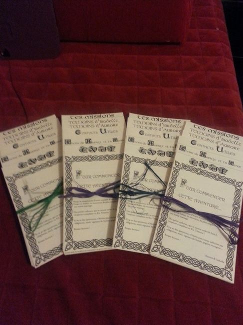 cartes kits témoins