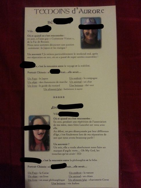 fiche témoins 2