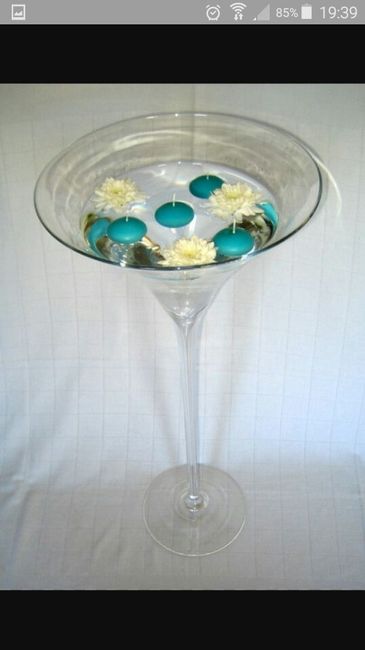 Inspiration.... centre de table, vase martini.. - 7