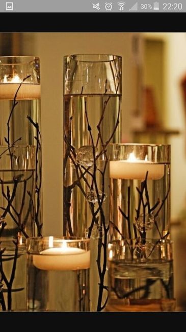 Inspiration... centre de table sans fleurs.. - 5