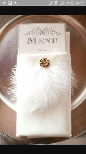 Inspiration... déco de table autour de la plume - 13