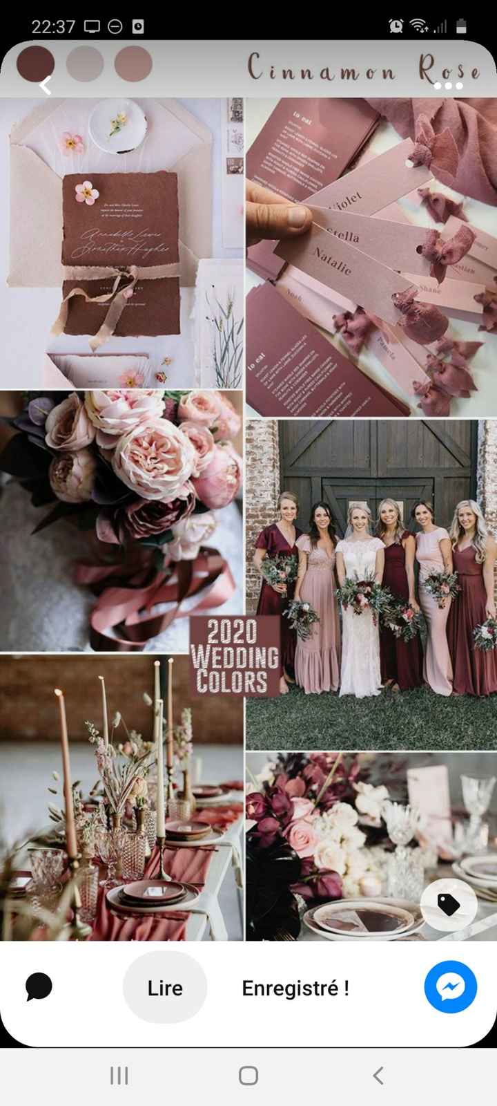 Thème ou couleur du mariage - 1