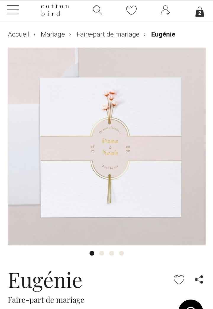 Quel faire-part choisir - 1