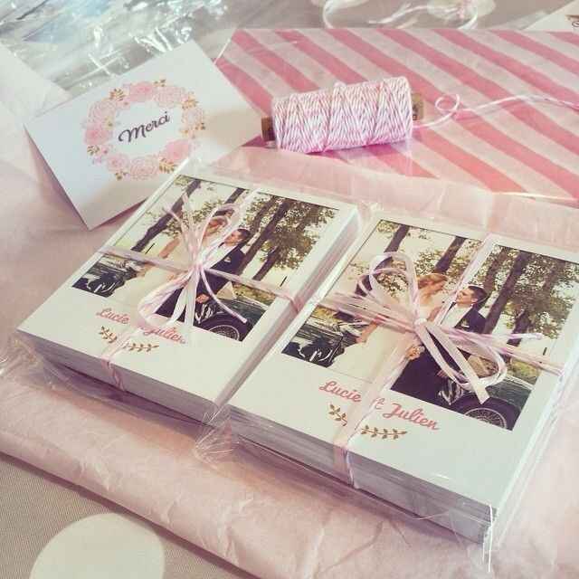 A nos cartes de remerciements !! photos - 1