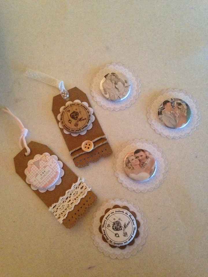 Magnets, cartes de remerciements .. - 1