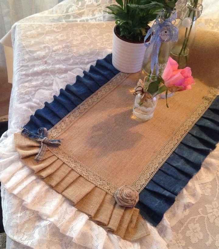 Mes chemins de table guinguette et jeans ! - 3