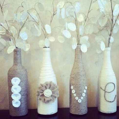 Diy decoration bouteille/ ficelle - 2