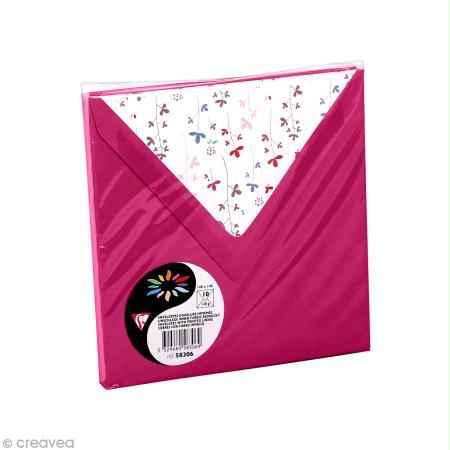 Enveloppes intérieur doré + tarifs faire-part - 3