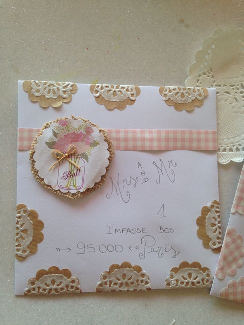 Enveloppe remerciement - 2