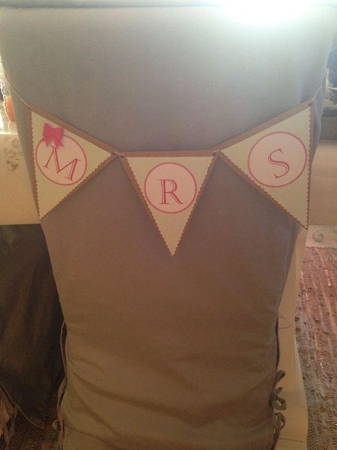 Bannière anis et fushia mr& mrs - 2