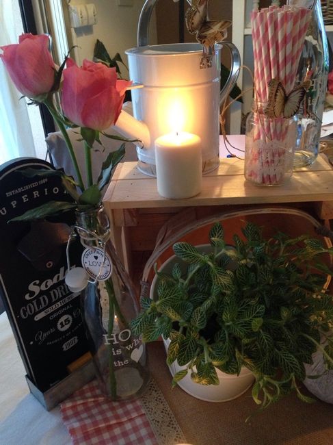 Ma décoration guinguette : centre de table et diy - 3