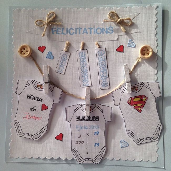 Petite carte félicitations ptit mec - 1