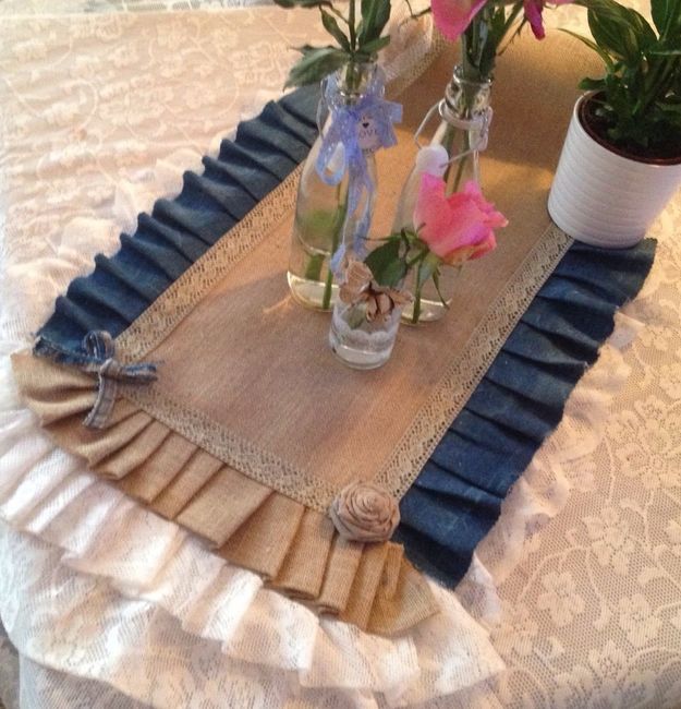 Mes chemins de table guinguette et jeans ! - 2