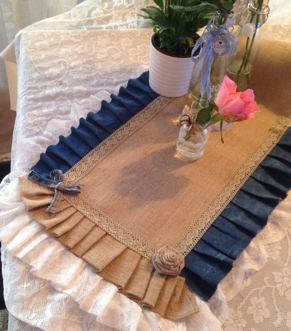 Mes chemins de table guinguette et jeans ! - 3
