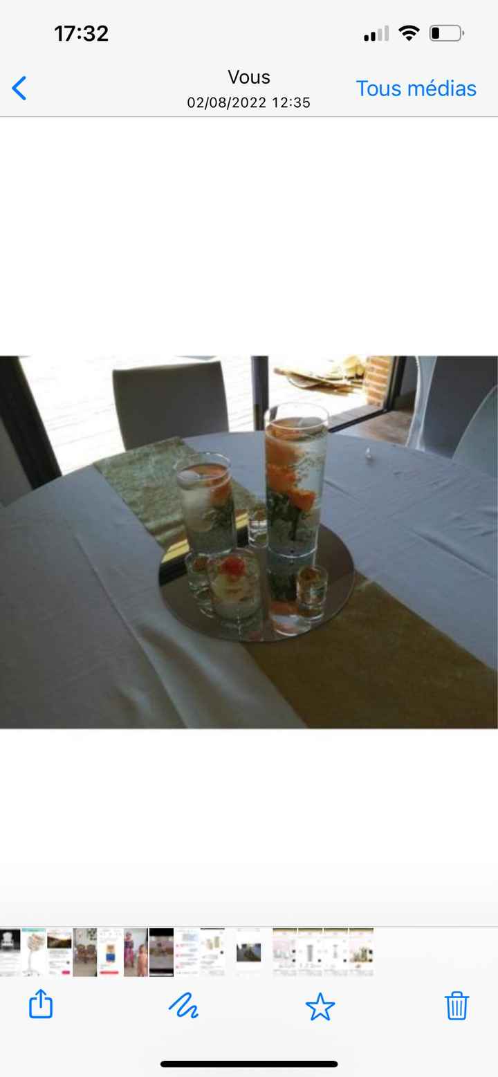 Déco centre de table thème moderne chic - 1