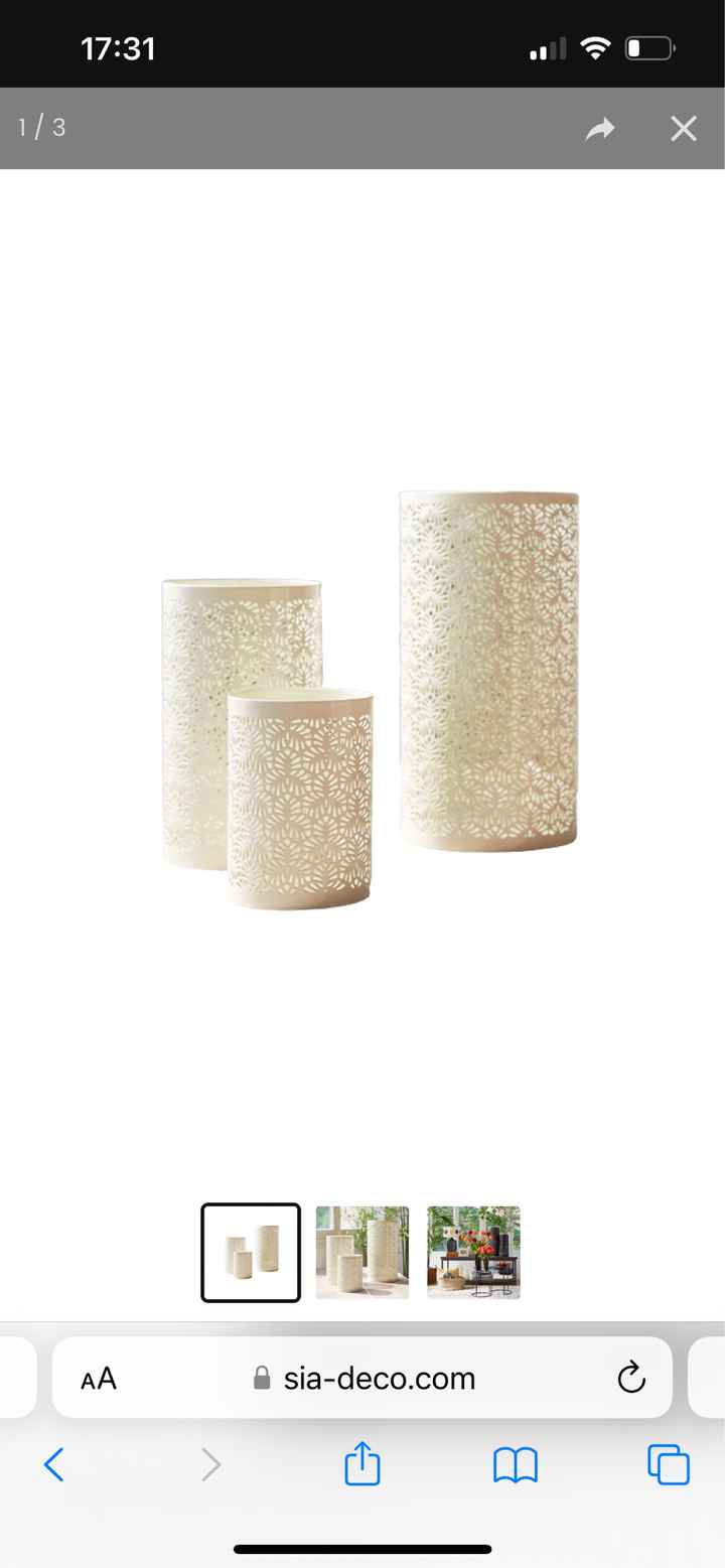 Déco centre de table thème moderne chic - 2