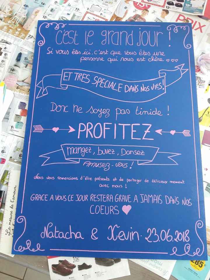 panneau de bienvenue