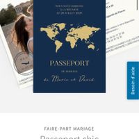 Faire-part passeport - 1