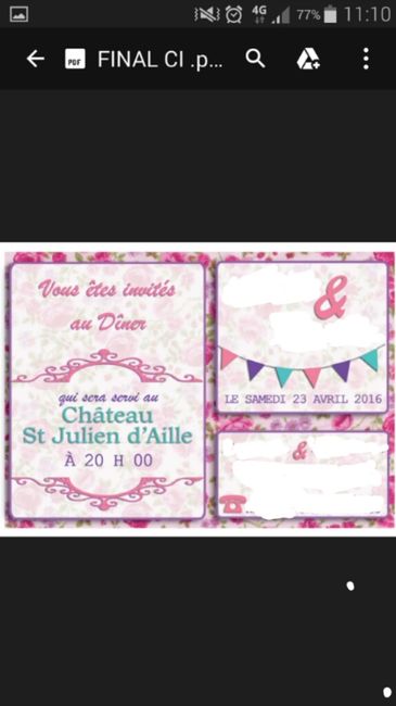 Faire part - 2