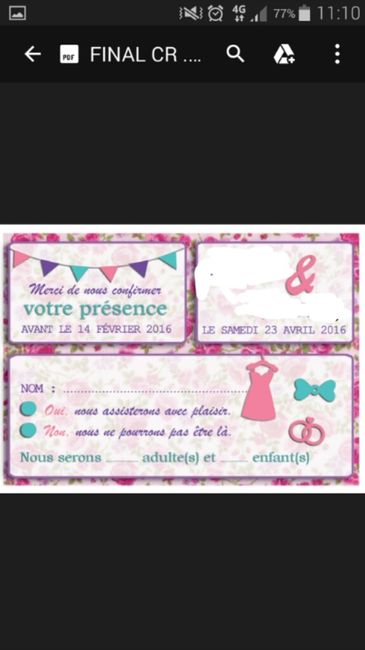 Faire part - 3