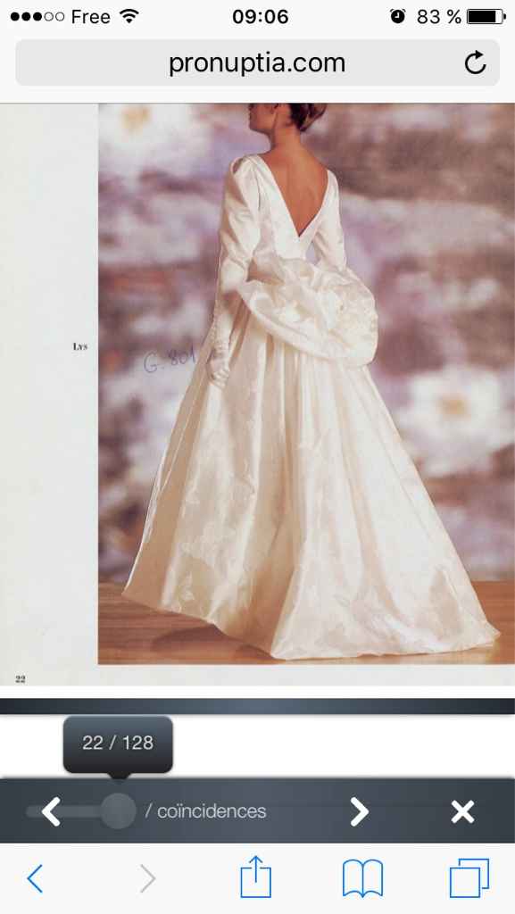 Petit délire : quel était le type de robe de mariée, l'année de ma naissance ? ( Oui, je sais, je ne