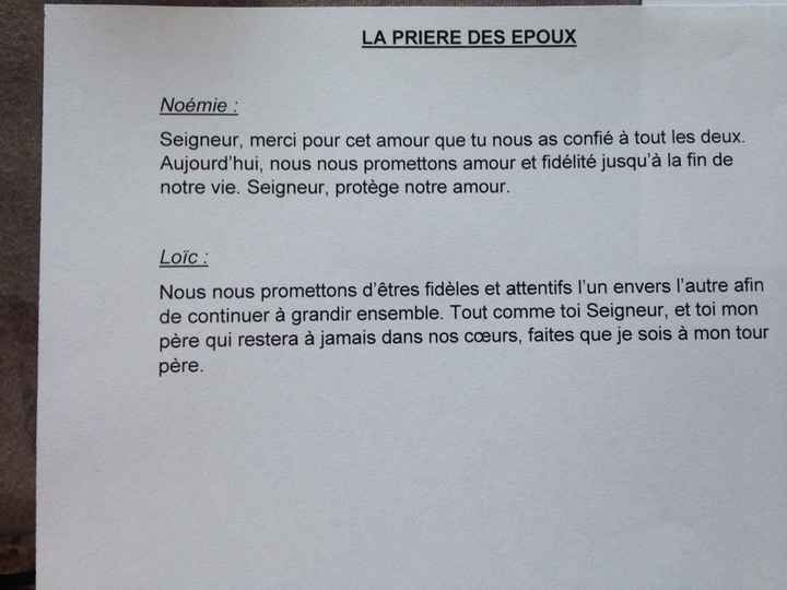 Notre priere des époux - 1