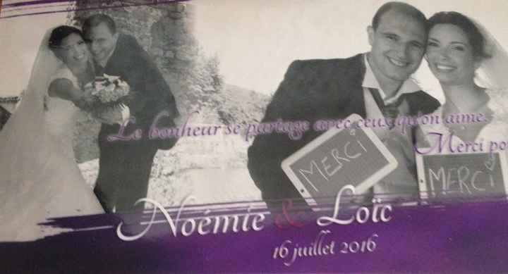 Nos cartes de remerciements - 1